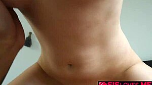 stepbrother gets his pussy pounded by teenage Zoe Parker