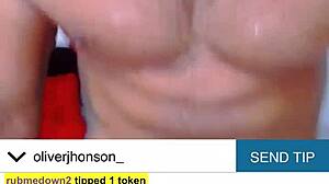 Passionate Gay Model Shows Off His Cock With Intense Desire