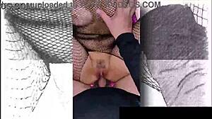 latina teen records video for boyfriend when step enters and joins