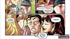 spider-man valentine threesome in uniform group fun