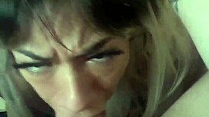 Skinny Mexican Prostitute Deepthroats Cock with Intense Desire