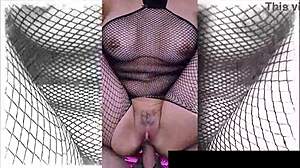 latina teen records video for boyfriend when step enters and joins