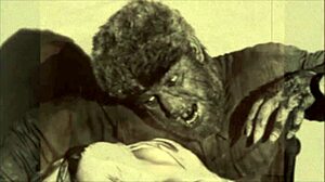 Retro Vintage Antique Halloween With Natural Tits And Hairy Elements