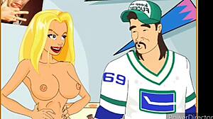 Big Ass Blonde Charlie Takes Monster Cock In Anal Assfucking Scene