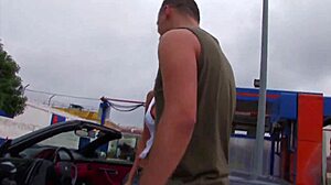 Oh, Fayna Vergarasi Gets Buggered By The Mechanic Outdoors!