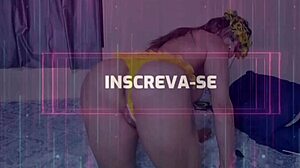 Brazil Game Plays As I Pound Johnny Hot1's Ass Deep With Intense Creampie Action