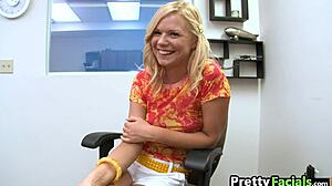 Want to see Yasmine Gold's slutty facial?