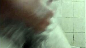 Pablo takes advantage of the shower for a good handjob session