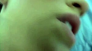 hot blonde babe says, 'bend me over the sofa for doggystyle fucking.'