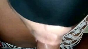 Young guy leaves work and comes to give me his hot cum in intense oral action