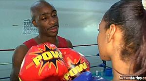 Big black workout booty