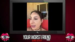 hey, trinity st clair, worst friend goes deep backstage!