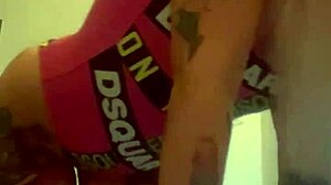 blonde dancer performs graceful moves in captivating style