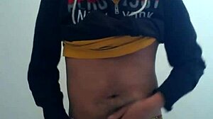 masturbating nude in the public bathroom at work!