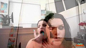 Debela kubanka Angelina Castro ti pomaga priti s pihanjem