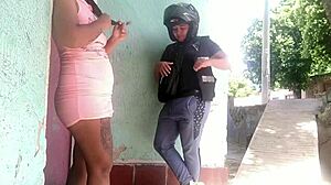 Hot Colombian Girl Pays Debt Without Cash Outdoors Part 1