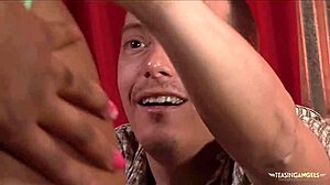 Ebony Stripper Gets Steamy Interracial Doggy Style From White Cock