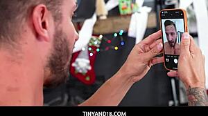 this tiny teen 18+ is the perfect christmas gift for some fucking