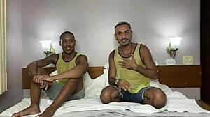 Kadu chats hotly with Lucas Scudellari in weekly actor interviews