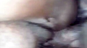 BBW Jamaican neighbor bent over for doggystyle fucking with tattooed cock.