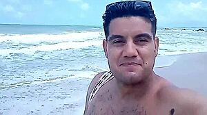 yuri gaucho explores tambaba beach with horses and friends