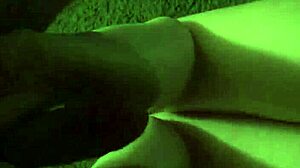 wife strokes cock with perfect feet