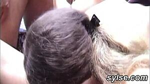 Young lesbians passionately fuck milf in public compilation