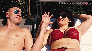 first time at swinger club - wanna see public blowjob?