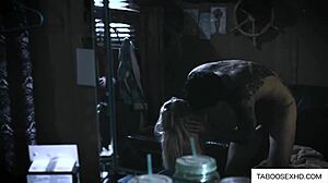 Blonde Stepsister's Rough Encounter