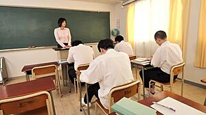 voice out, can't hold it, wetter in silent class with kaho tamaki