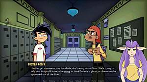 Danny Phantom Amity Park Redux Part 25: New Musician Enters with Sexy Ebony Big Tits in Hentai Game