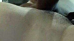 Amateur couple shares intimate homemade moment