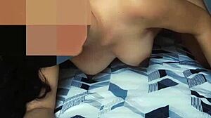 hot girl loves getting fucked on all fours, cum on ass