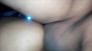 Amateur Couple Engages in Double Penetration Using a Vibrator at Home for the First Time