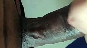 Amateur couple shares intimate homemade moment