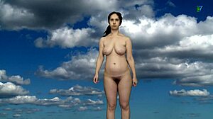 Russian teen 18+ natasha rips clothes in intense solo striptease undressing hairy body in hd.