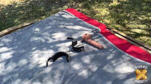 Why is Sally suffering in this lesbian threesome?