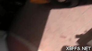 these hungry bffs are sharing a massive wang, licking balls and sucking in group fun