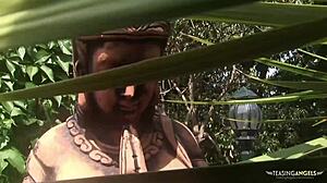 Three Babes Dress Like Fairies And Go To A Park To Have Wild Outdoor Sex