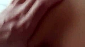 Amateur Couple's Intense Sex Ends With Cum On Her Pussy