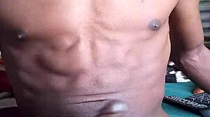 Amateur Master Submits to Big Black Cock Ejaculation Wetting