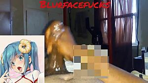 blurred faces on this big dick masturbation session