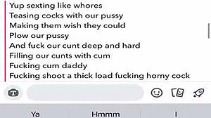 Sexting och cuckolding make på Snapchat