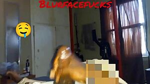 blurred faces on this big dick masturbation session