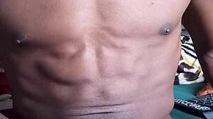 Amateur Master Submits to Big Black Cock Ejaculation Wetting