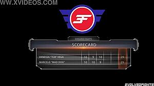 Ванеса Вега доминира Марсела у врућем голом рвању - хоће ли изгубити и добити пегинг?