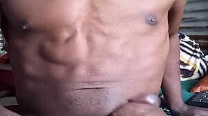 Amateur Master Submits to Big Black Cock Ejaculation Wetting