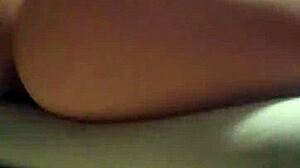 milf humps pillow in kitchen, horny and kinky