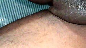 Indian Boy Pounds Hard Toys Intensely