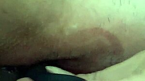 latina milf feels intense pleasure from double pussy penetration with dildo